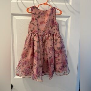 Floral Pink Kids Dress